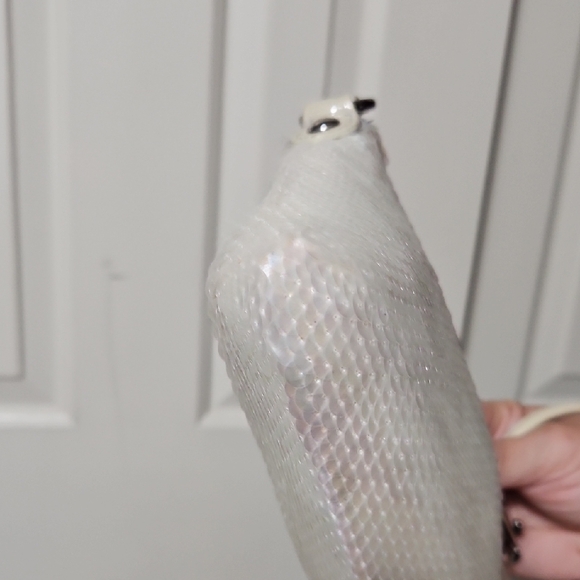 Coach EUC Poppy Silver Sequin Crossbody - Picture 6 of 12